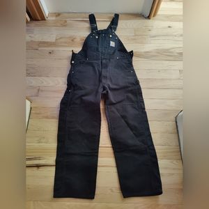 Vintage Carhartt overalls 34x30 black
